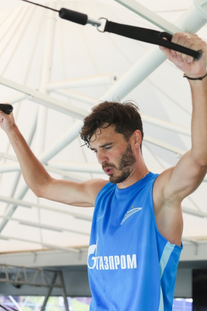 «Газпром»-тренировочные сборы в Катаре: 19 января, утренняя тренировка