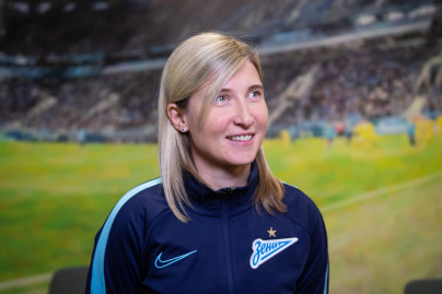 Ольга Порядина, главный тренер женской футбольной команды «Зенит»