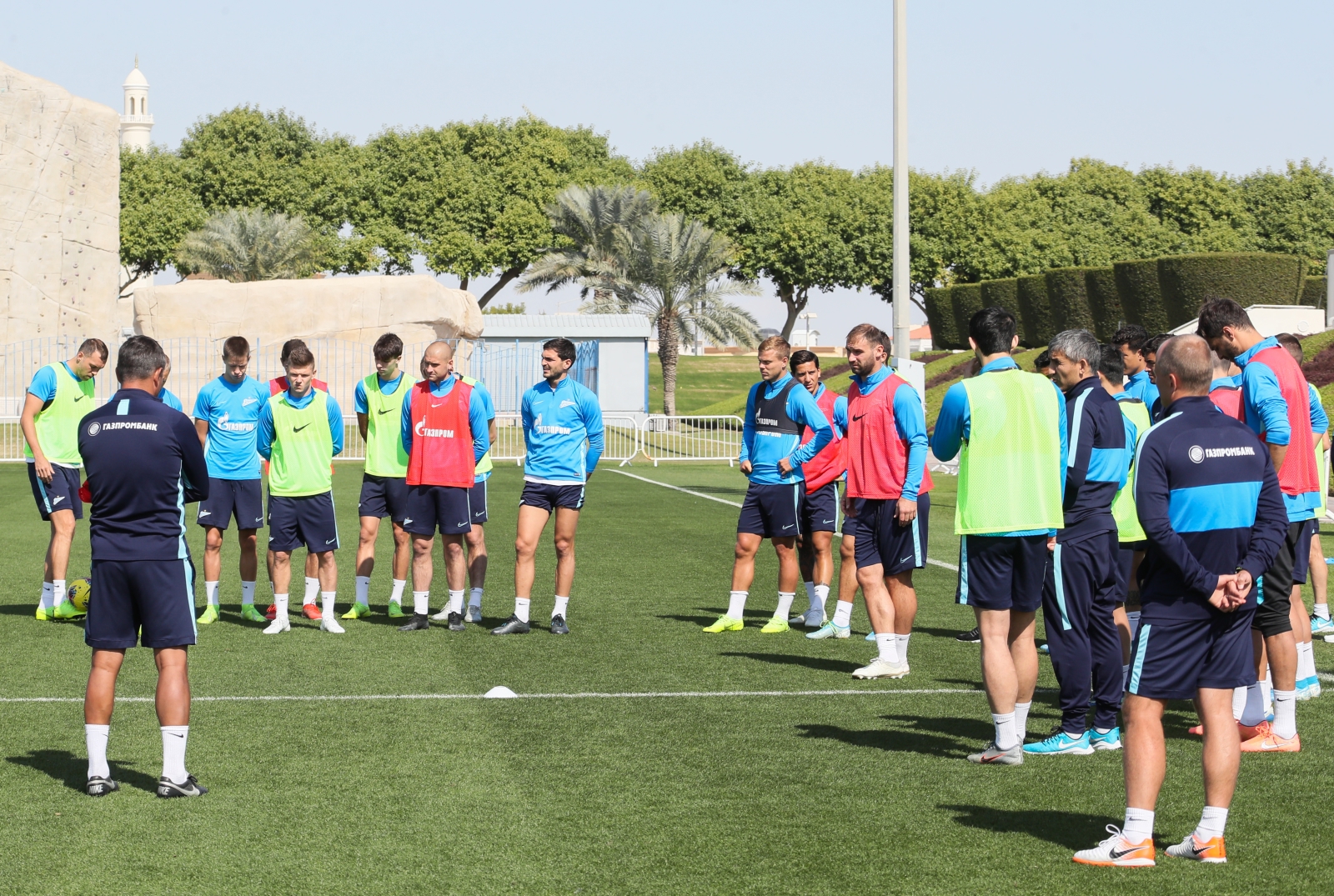 «Газпром»-тренировочные сборы в Катаре: 24 января, утренняя тренировка