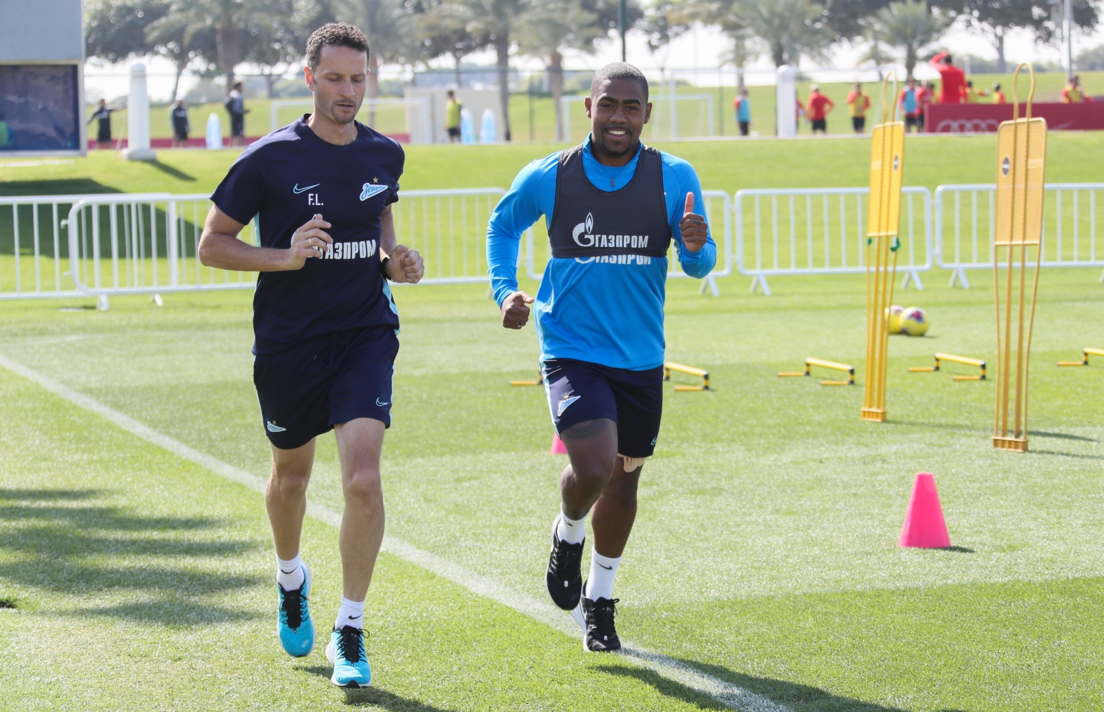 «Газпром»-тренировочные сборы в Катаре: 24 января, утренняя тренировка