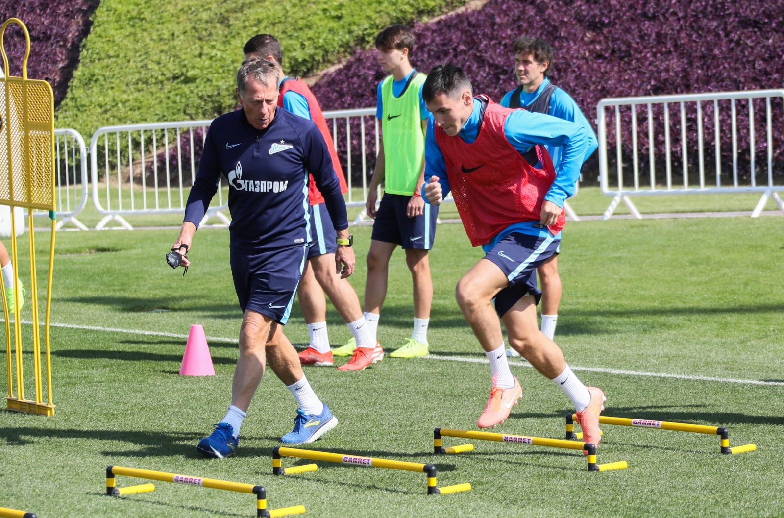 «Газпром»-тренировочные сборы в Катаре: 24 января, утренняя тренировка