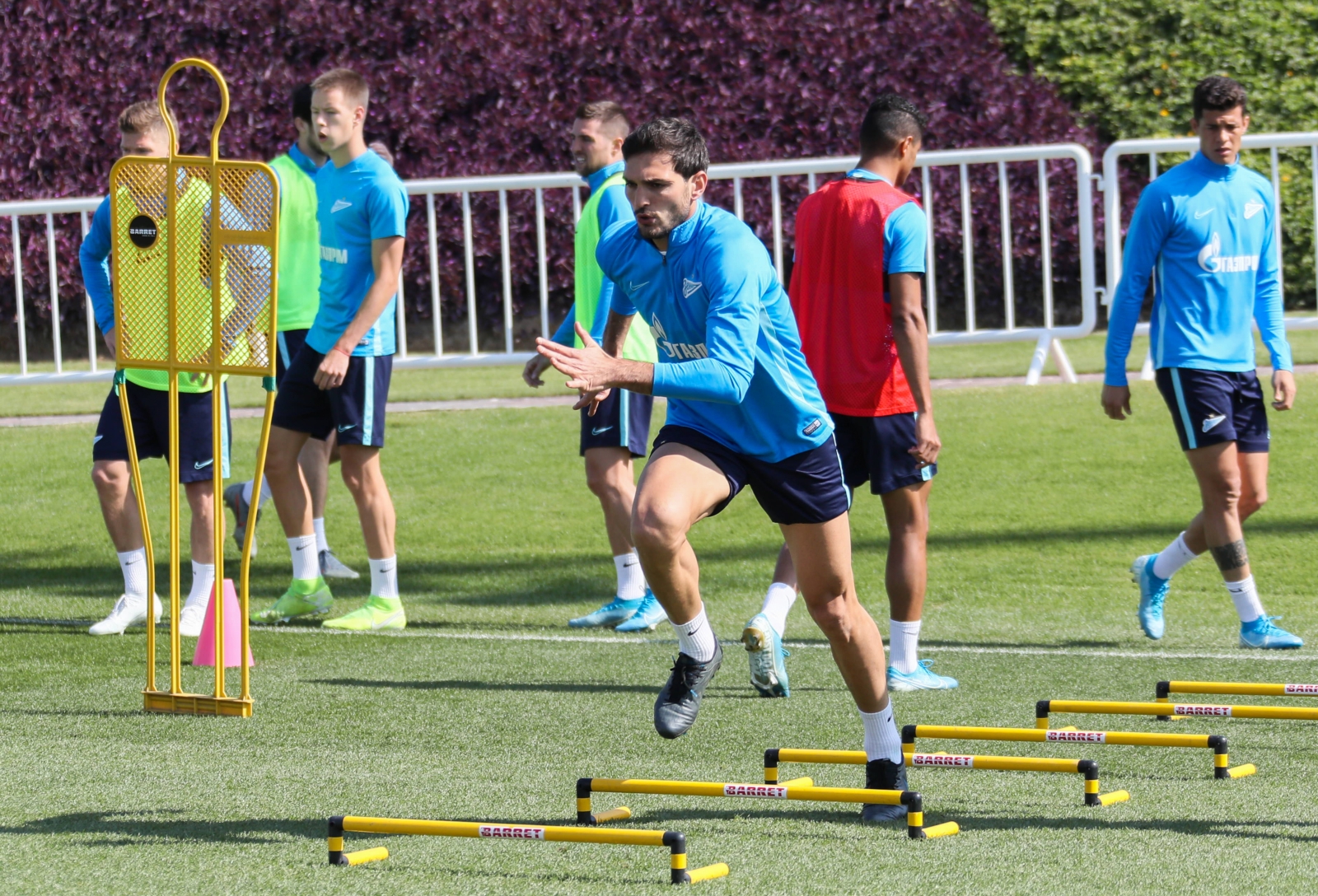 «Газпром»-тренировочные сборы в Катаре: 24 января, утренняя тренировка