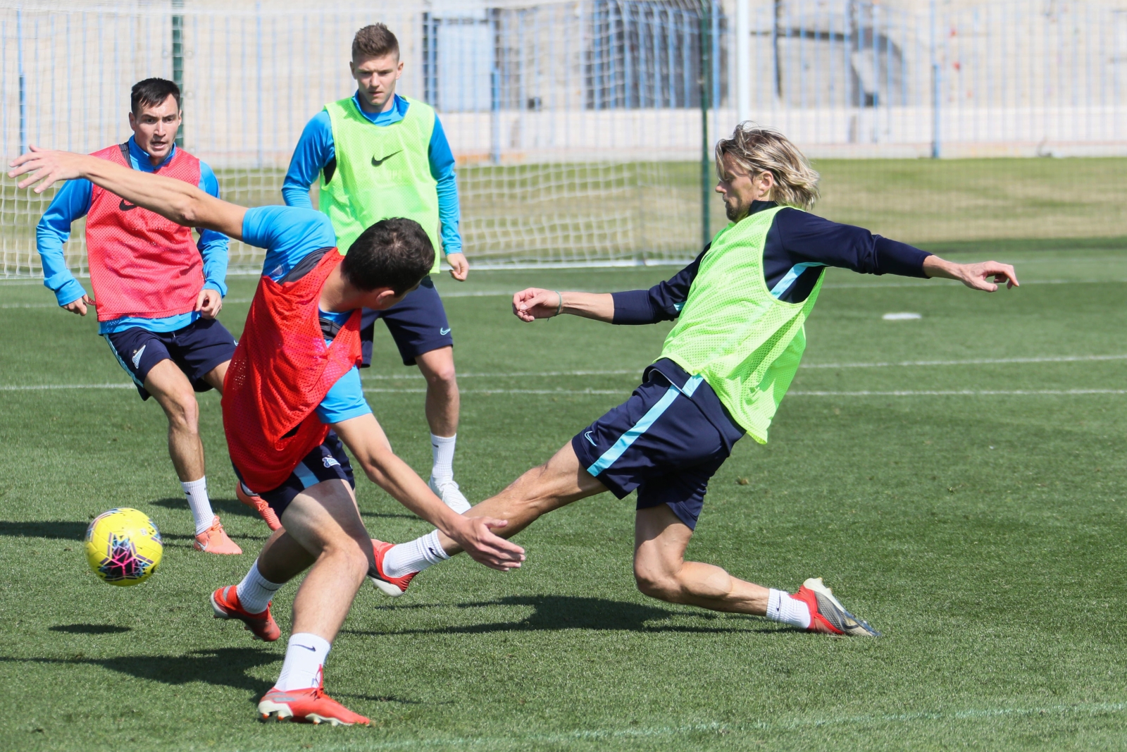 «Газпром»-тренировочные сборы в Катаре: 24 января, утренняя тренировка