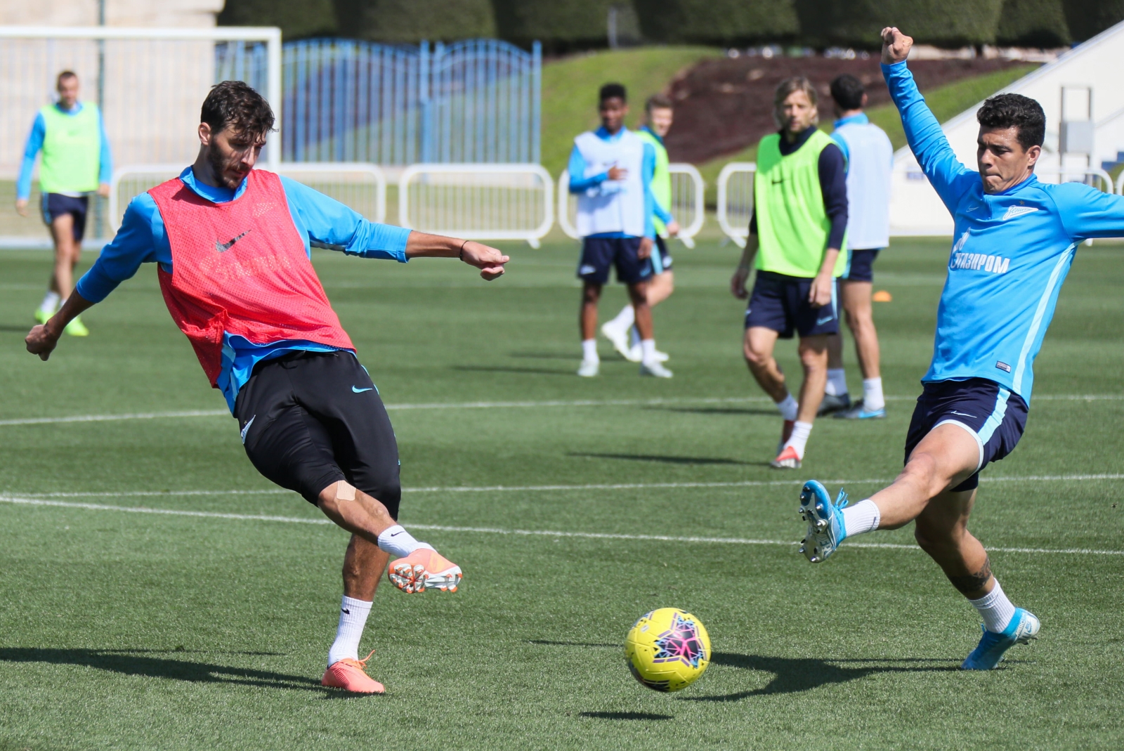 «Газпром»-тренировочные сборы в Катаре: 24 января, утренняя тренировка