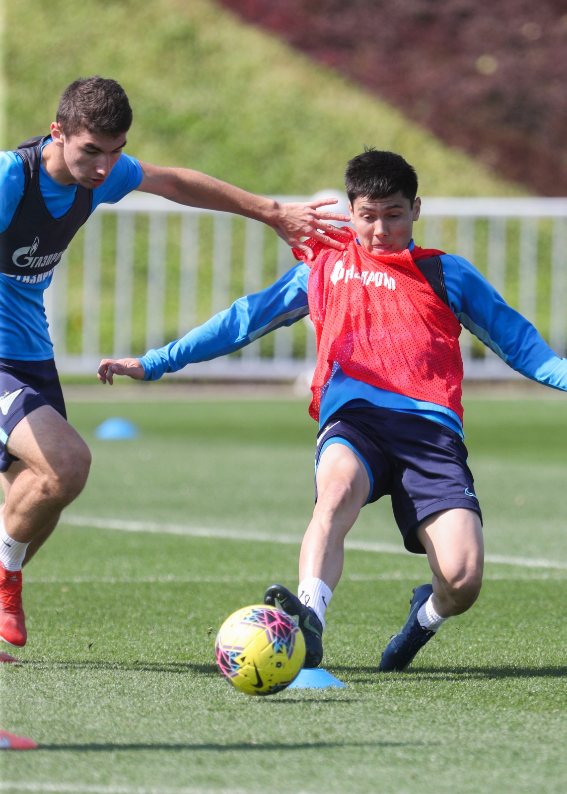 «Газпром»-тренировочные сборы в Катаре: 24 января, утренняя тренировка