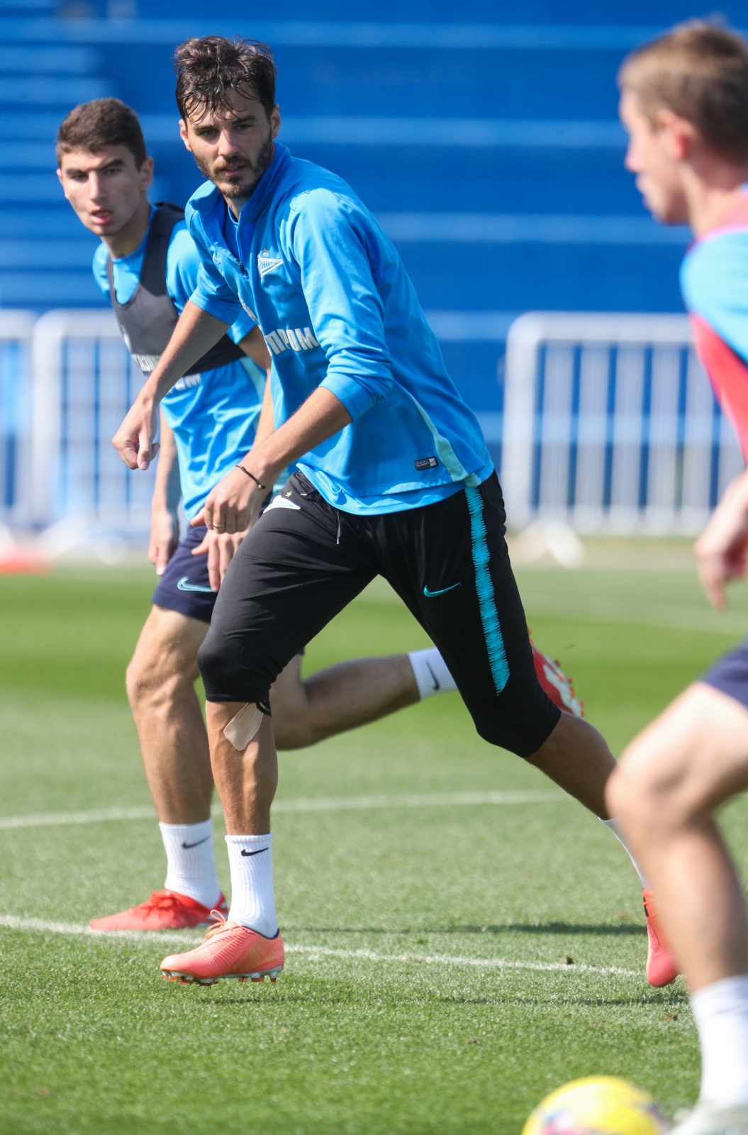 «Газпром»-тренировочные сборы в Катаре: 24 января, утренняя тренировка