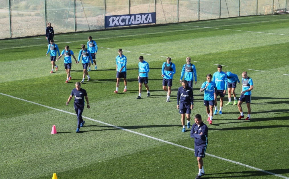 «Газпром»-тренировочные сборы в Испании: 30 января, утренняя тренировка