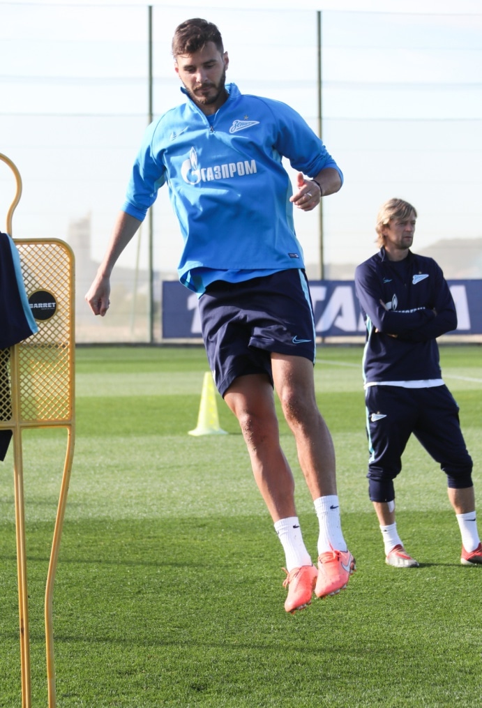 «Газпром»-тренировочные сборы в Испании: 30 января, утренняя тренировка