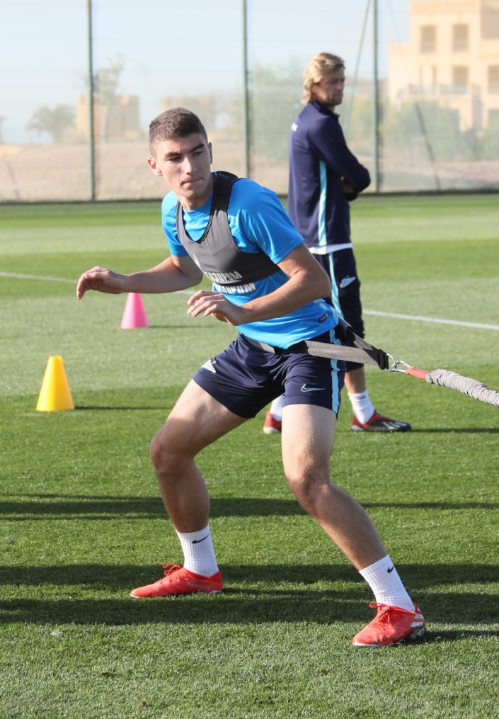 «Газпром»-тренировочные сборы в Испании: 30 января, утренняя тренировка