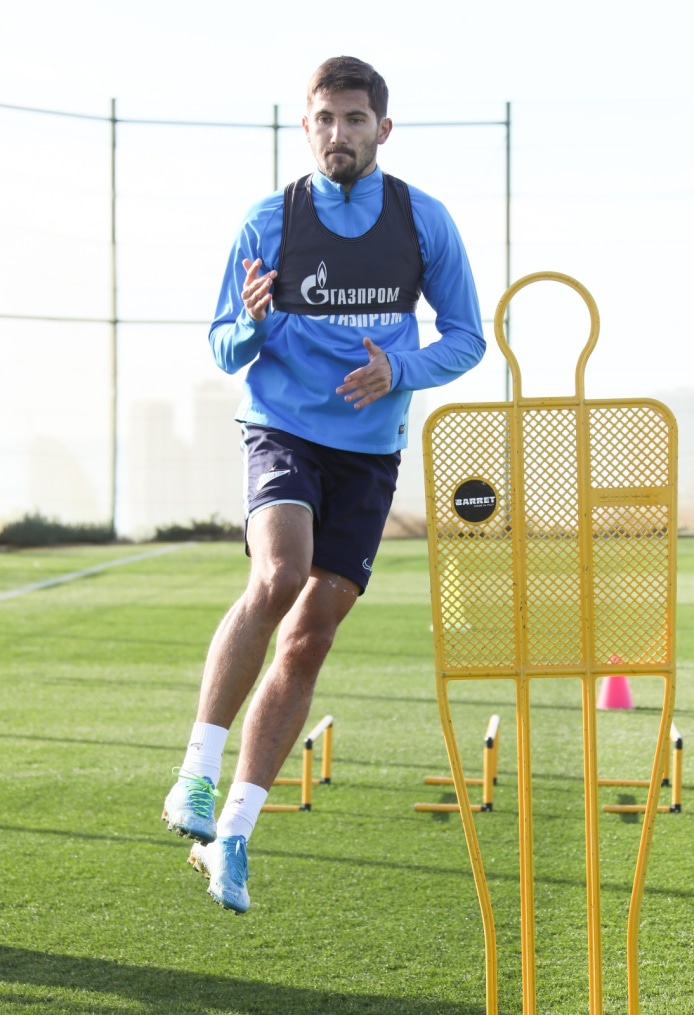 «Газпром»-тренировочные сборы в Испании: 30 января, утренняя тренировка