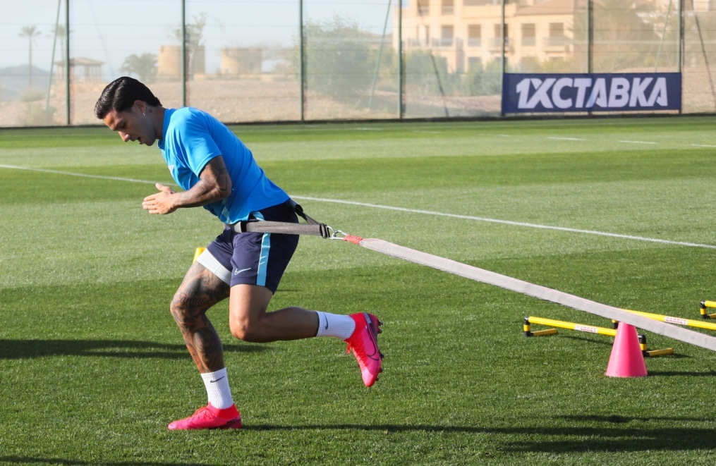 «Газпром»-тренировочные сборы в Испании: 30 января, утренняя тренировка