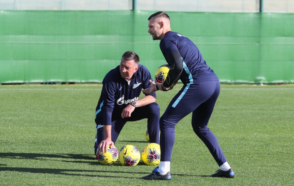 «Газпром»-тренировочные сборы в Испании: 30 января, утренняя тренировка