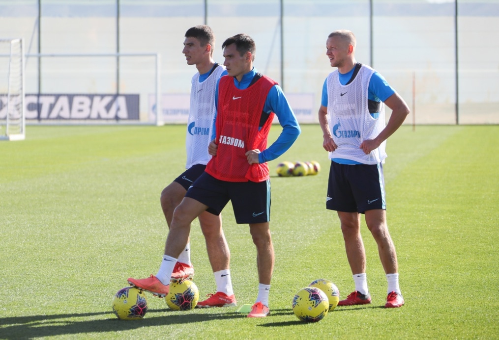 «Газпром»-тренировочные сборы в Испании: 30 января, утренняя тренировка