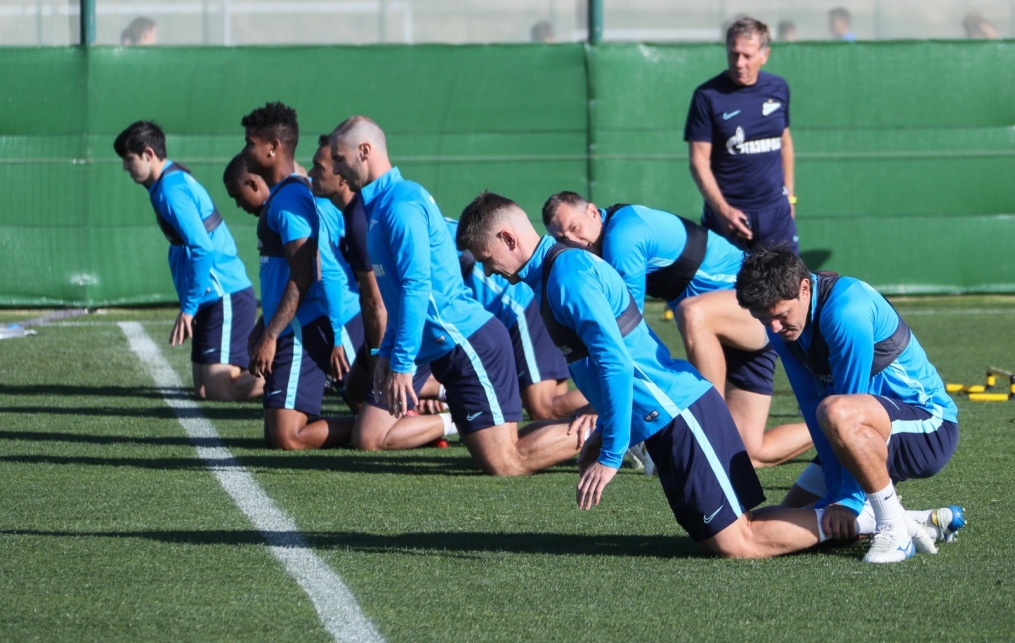 «Газпром»-тренировочные сборы в Испании: 30 января, утренняя тренировка