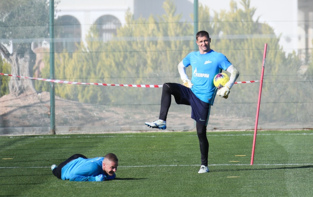 «Газпром»-тренировочные сборы в Испании: 30 января, утренняя тренировка