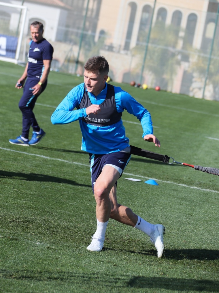 «Газпром»-тренировочные сборы в Испании: 30 января, утренняя тренировка