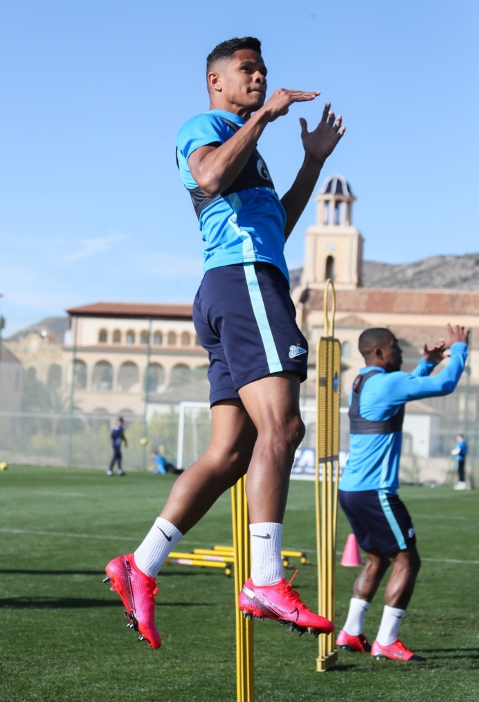 «Газпром»-тренировочные сборы в Испании: 30 января, утренняя тренировка