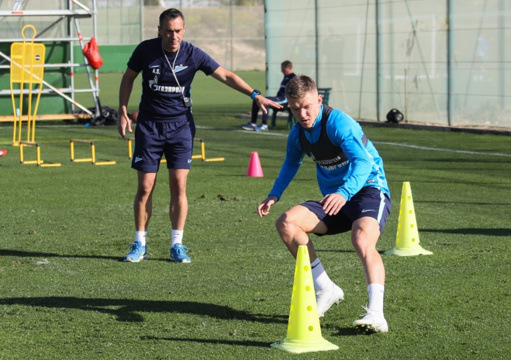 «Газпром»-тренировочные сборы в Испании: 30 января, утренняя тренировка