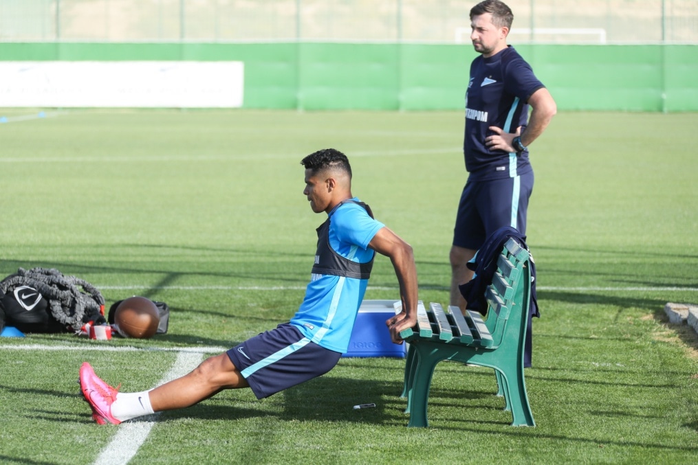 «Газпром»-тренировочные сборы в Испании: 30 января, утренняя тренировка