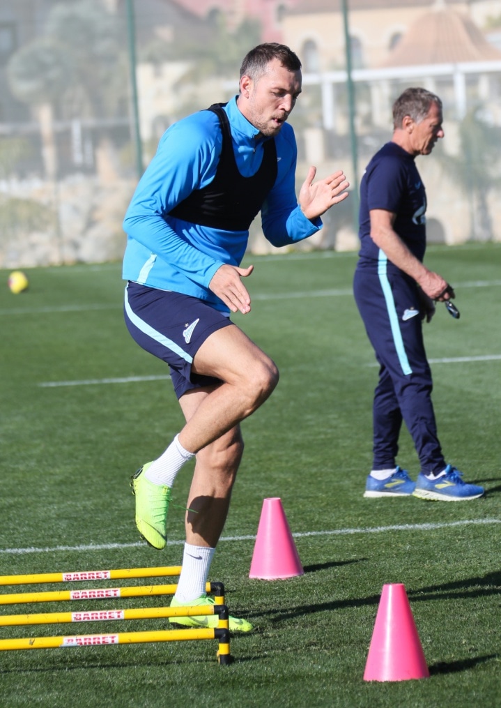 «Газпром»-тренировочные сборы в Испании: 30 января, утренняя тренировка