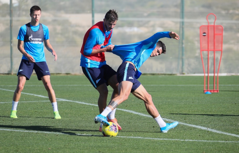 «Газпром»-тренировочные сборы в Испании: 30 января, утренняя тренировка