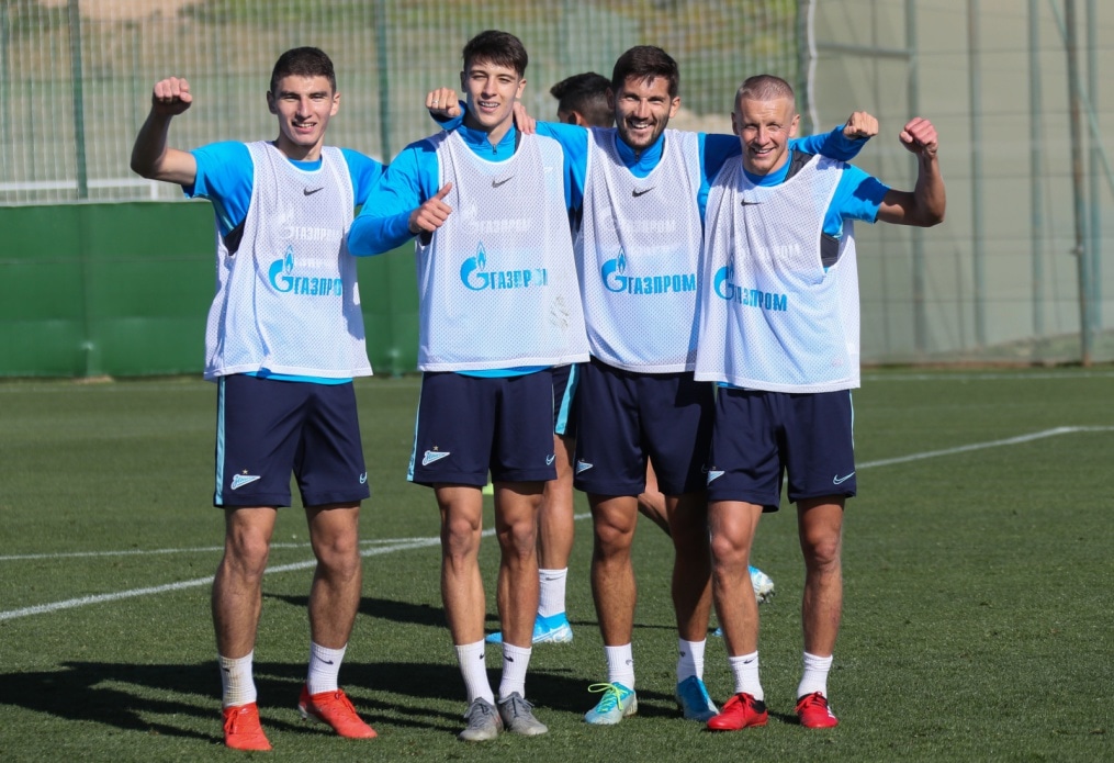 «Газпром»-тренировочные сборы в Испании: 30 января, утренняя тренировка