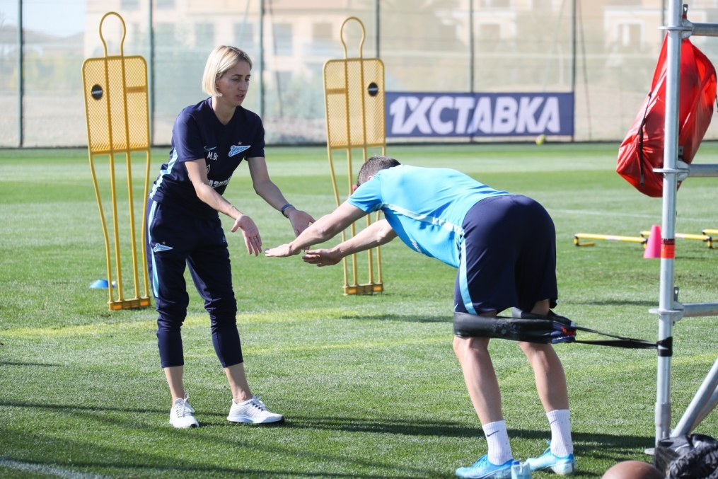 «Газпром»-тренировочные сборы в Испании: 30 января, утренняя тренировка