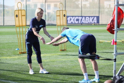 «Газпром»-тренировочные сборы в Испании: 30 января, утренняя тренировка