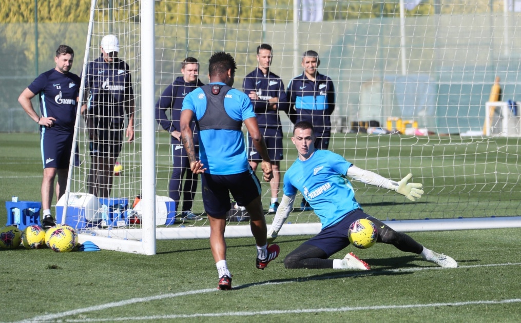 «Газпром»-тренировочные сборы в Испании: 30 января, утренняя тренировка