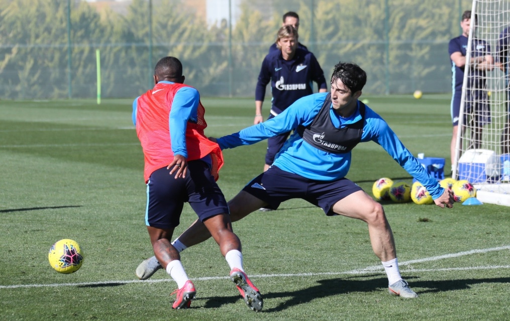 «Газпром»-тренировочные сборы в Испании: 30 января, утренняя тренировка