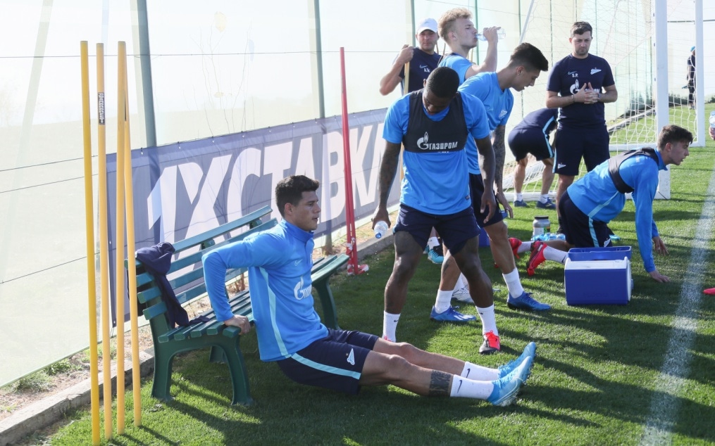 «Газпром»-тренировочные сборы в Испании: 4 февраля, утренняя тренировка