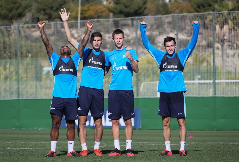 «Газпром»-тренировочные сборы в Испании: 4 февраля, утренняя тренировка