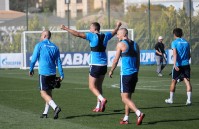 «Газпром»-тренировочные сборы в Испании: 4 февраля, утренняя тренировка