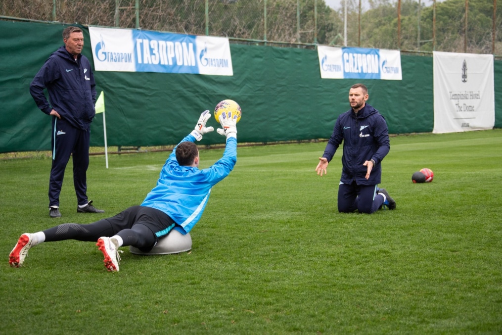 «Газпром»-тренировочные сборы в Турции: 15 февраля, утренняя тренировка