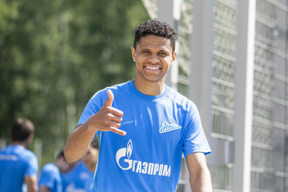 Тренировка «Зенита» перед матчем с «Крыльями Советов»