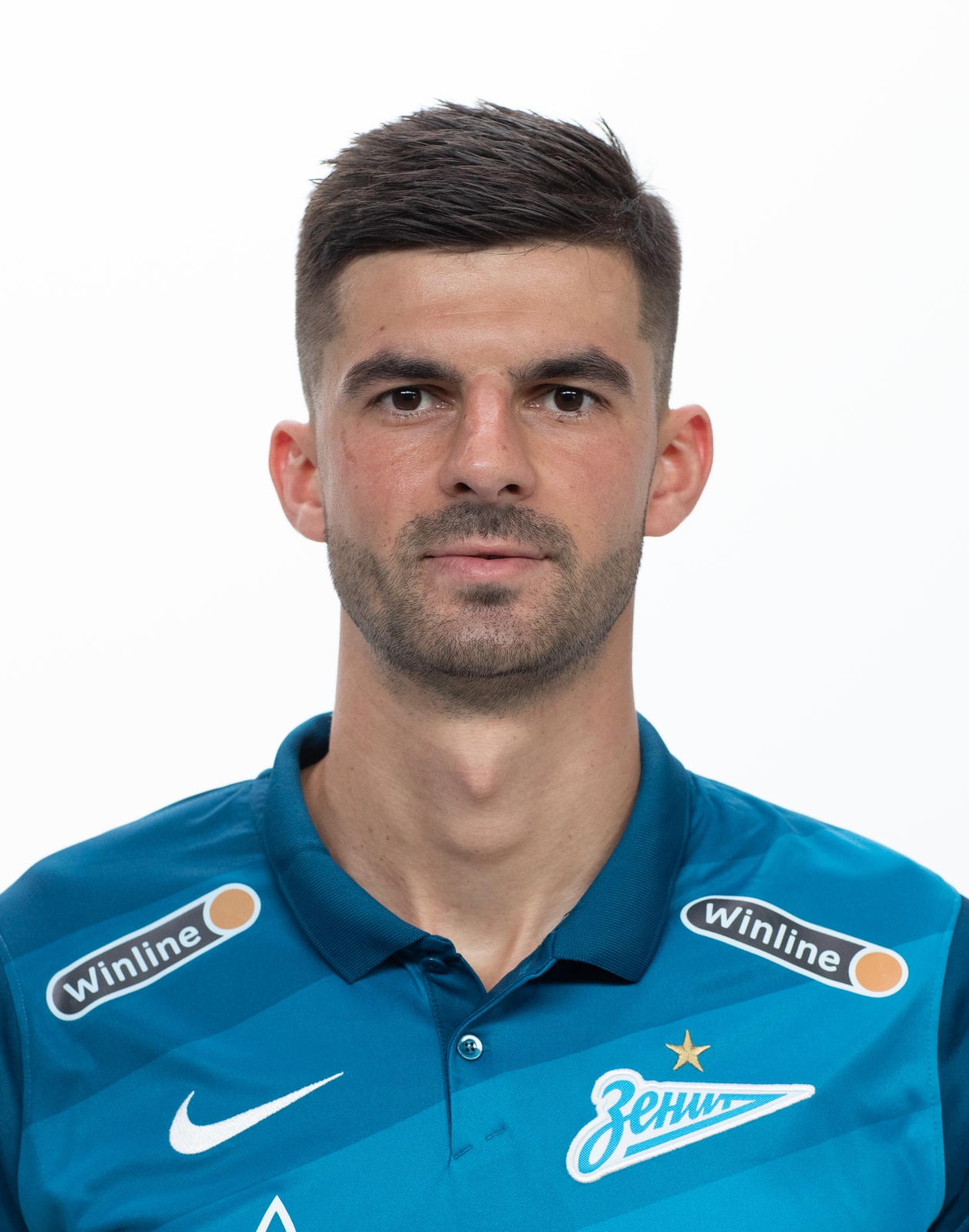 Фотосессия футболистов и тренеров основного состава ФК «Зенит» сезона 2020/21