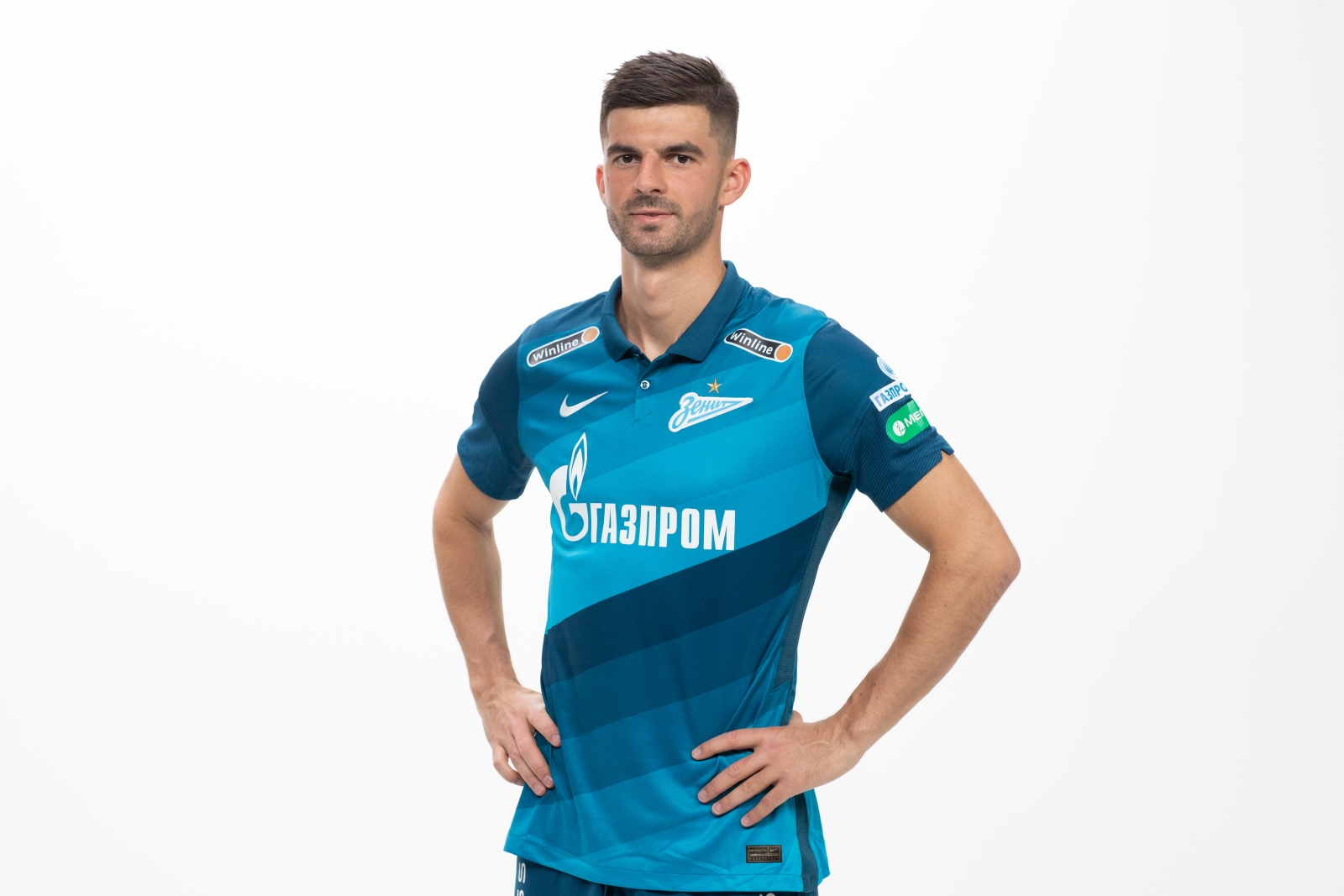 Фотосессия футболистов и тренеров основного состава ФК «Зенит» сезона 2020/21