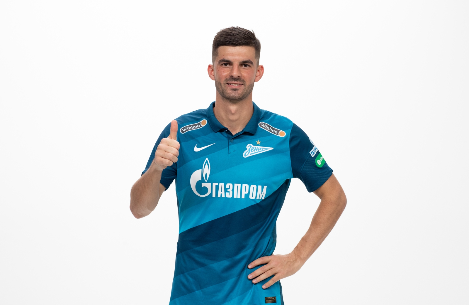 Фотосессия футболистов и тренеров основного состава ФК «Зенит» сезона 2020/21