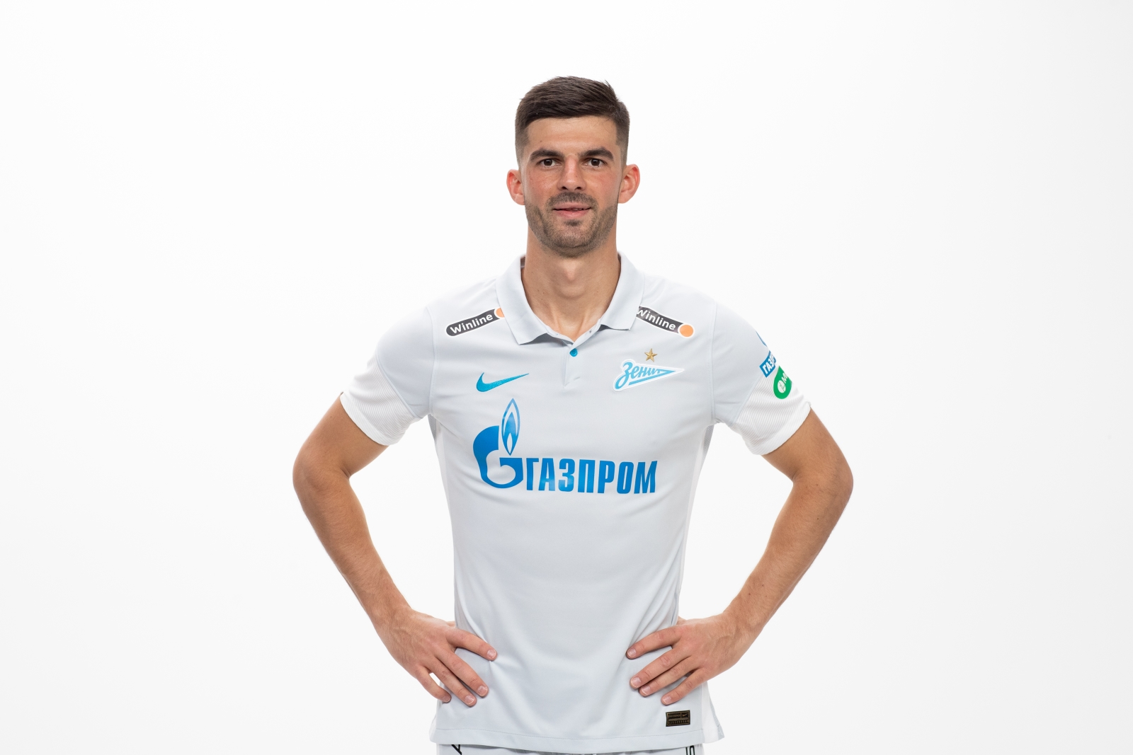 Фотосессия футболистов и тренеров основного состава ФК «Зенит» сезона 2020/21