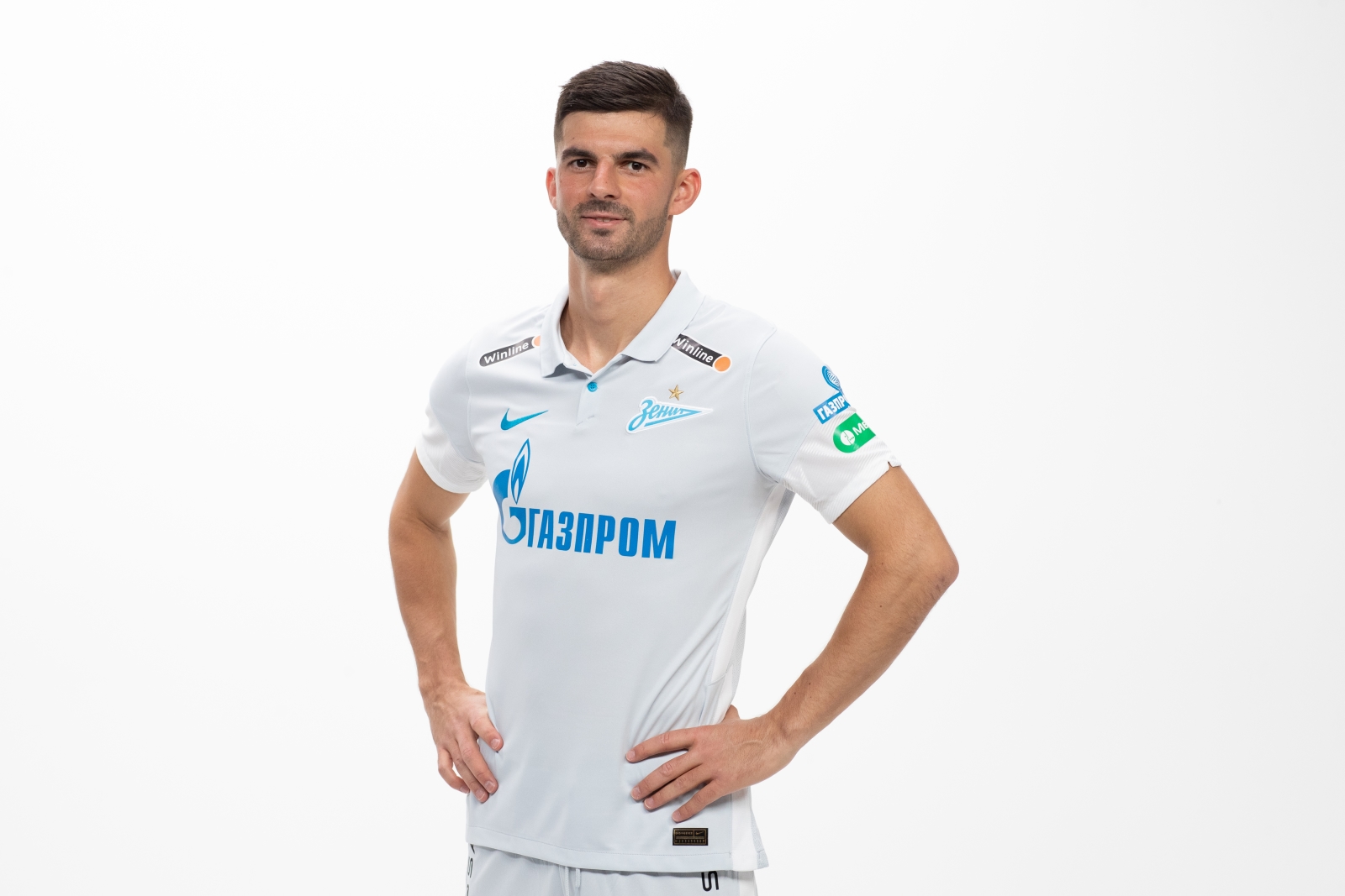 Фотосессия футболистов и тренеров основного состава ФК «Зенит» сезона 2020/21