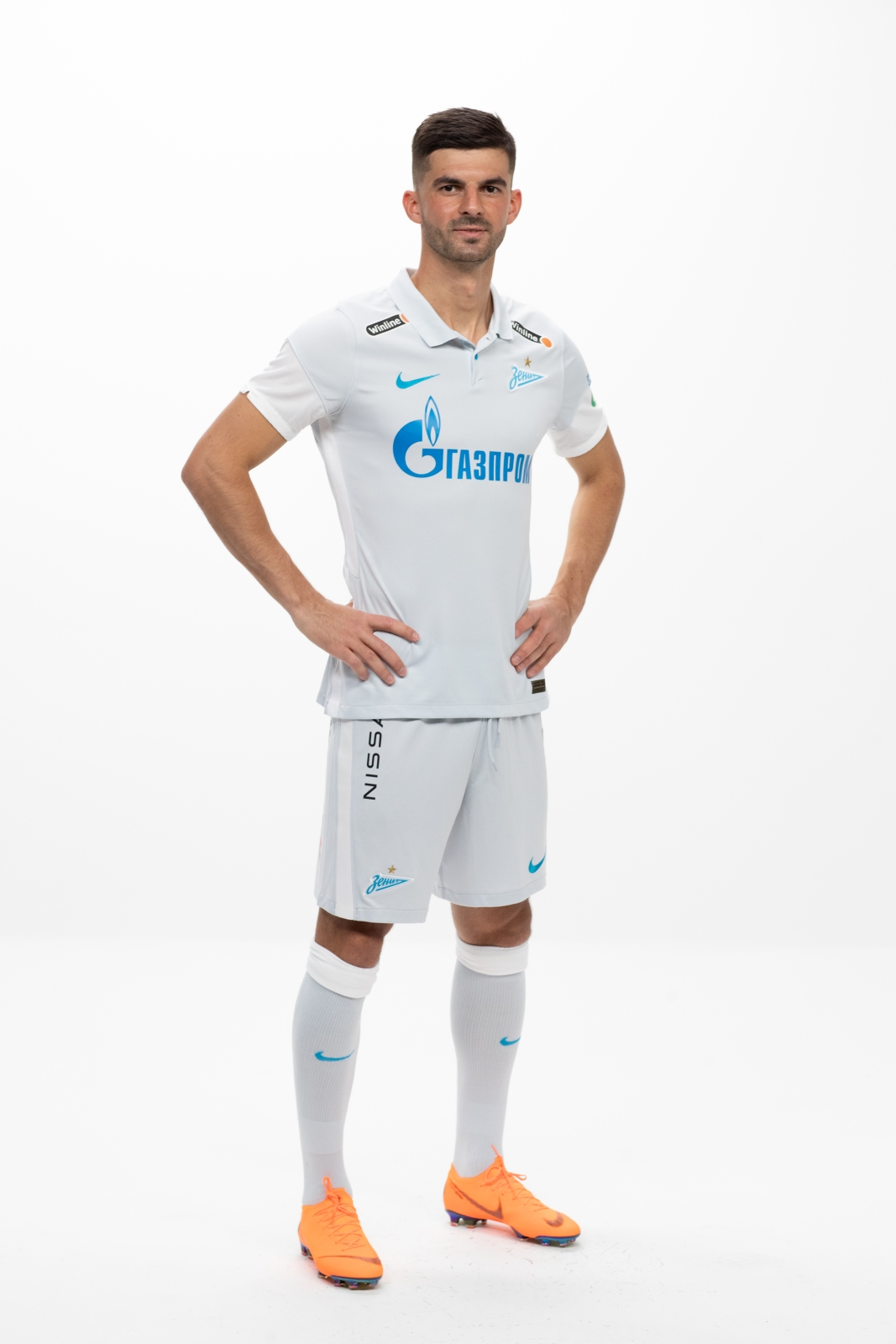 Фотосессия футболистов и тренеров основного состава ФК «Зенит» сезона 2020/21