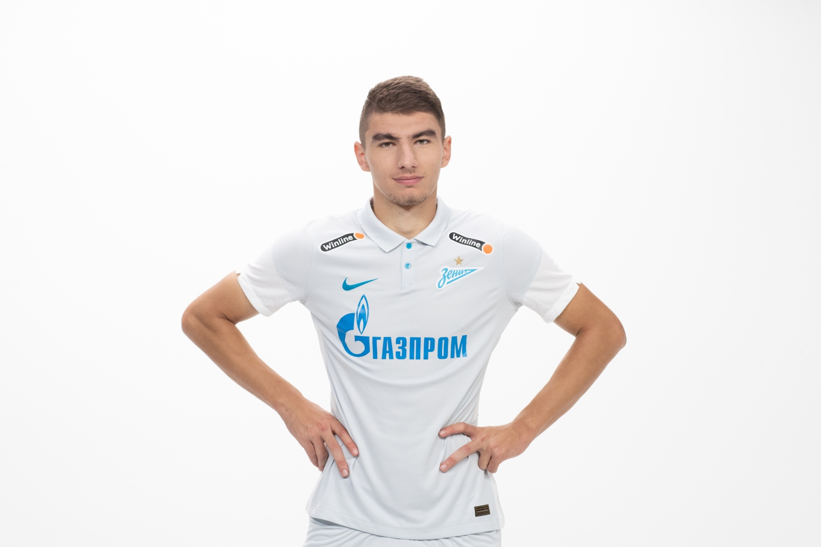 Фотосессия футболистов и тренеров основного состава ФК «Зенит» сезона 2020/21