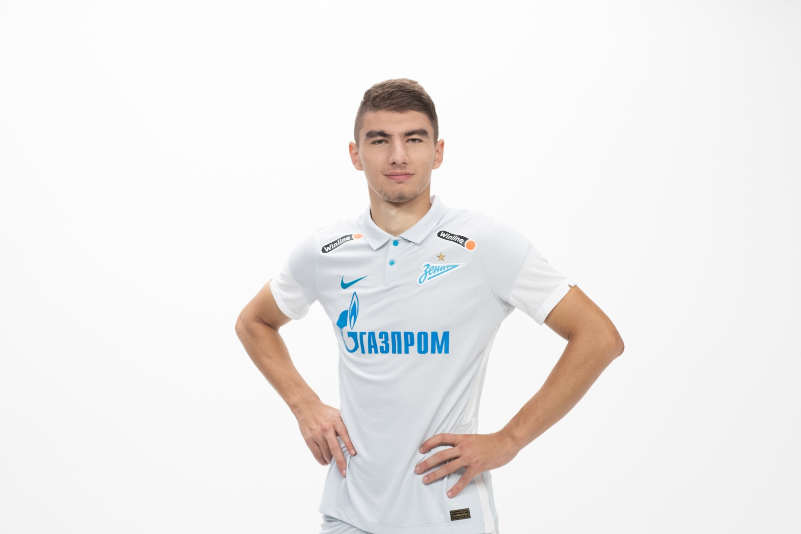 Фотосессия футболистов и тренеров основного состава ФК «Зенит» сезона 2020/21