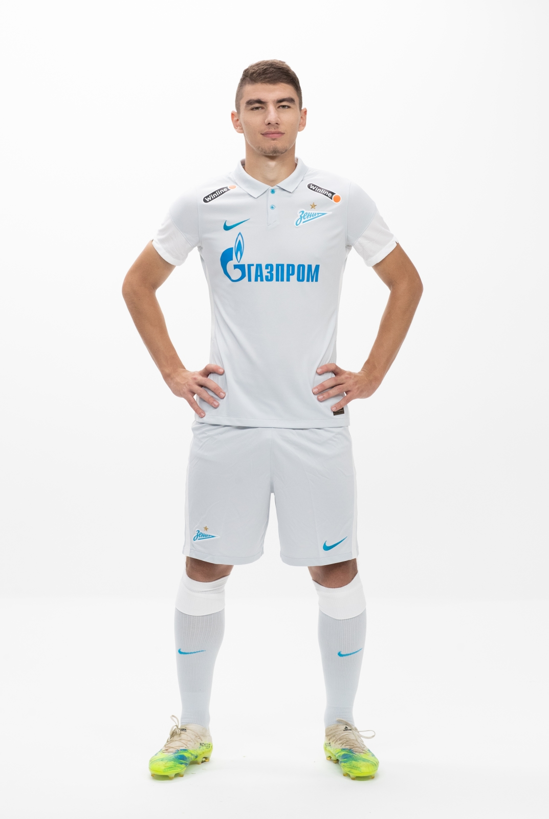 Фотосессия футболистов и тренеров основного состава ФК «Зенит» сезона 2020/21