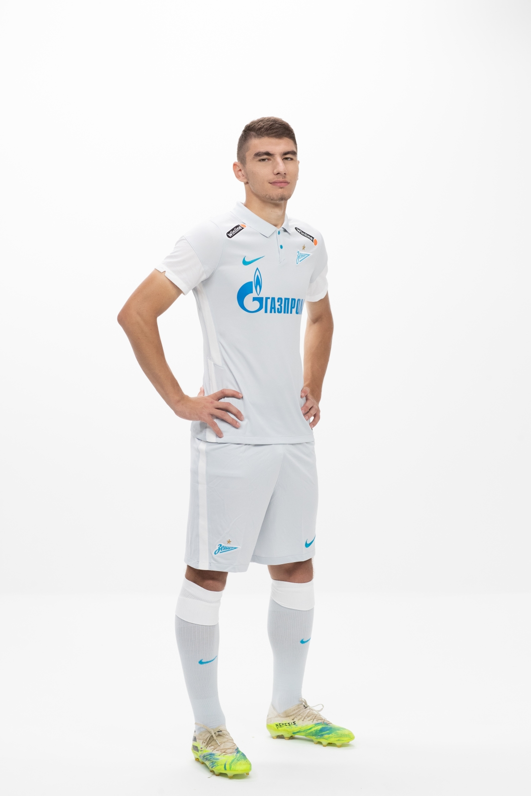 Фотосессия футболистов и тренеров основного состава ФК «Зенит» сезона 2020/21