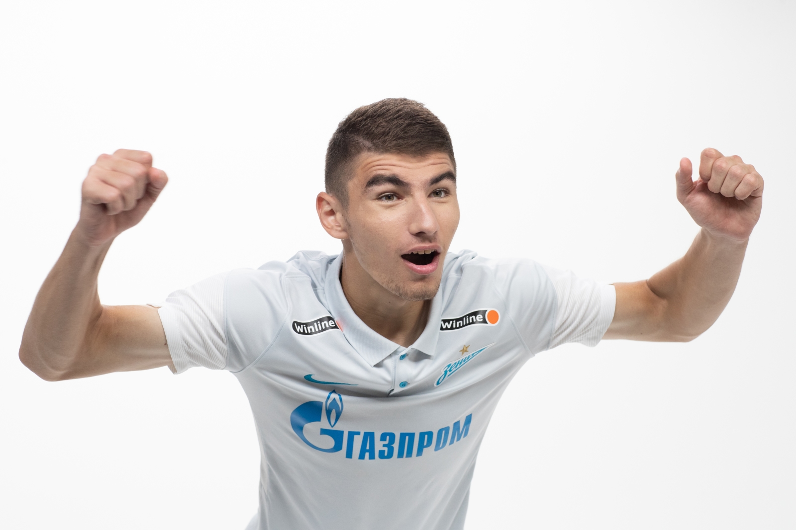 Фотосессия футболистов и тренеров основного состава ФК «Зенит» сезона 2020/21