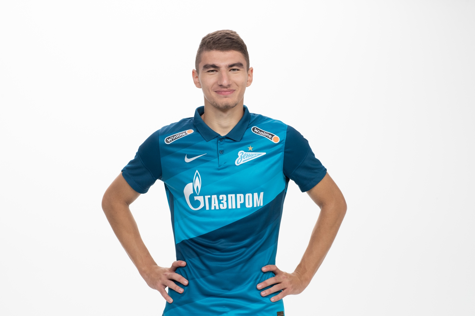 Фотосессия футболистов и тренеров основного состава ФК «Зенит» сезона 2020/21