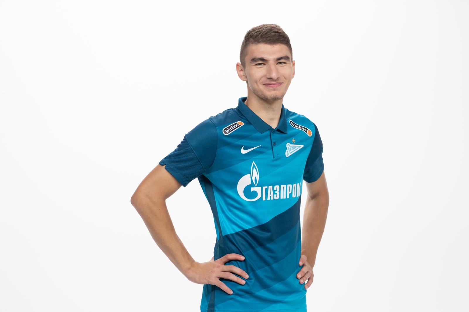 Фотосессия футболистов и тренеров основного состава ФК «Зенит» сезона 2020/21