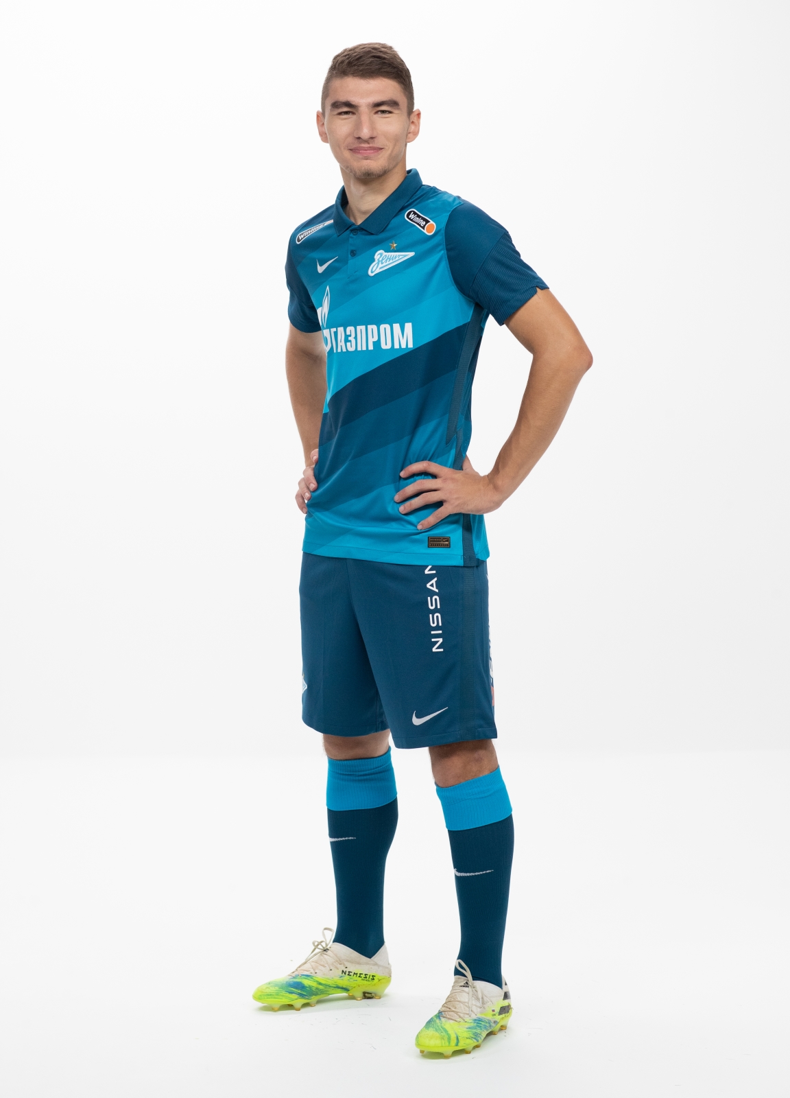 Фотосессия футболистов и тренеров основного состава ФК «Зенит» сезона 2020/21