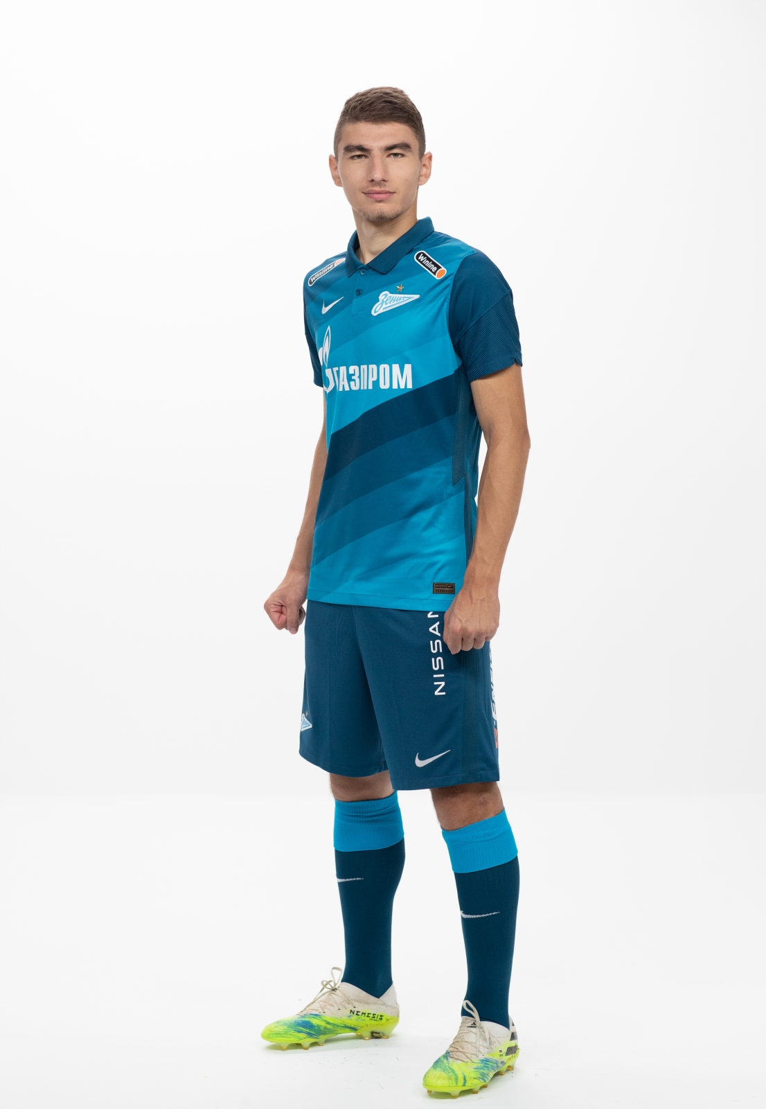 Фотосессия футболистов и тренеров основного состава ФК «Зенит» сезона 2020/21